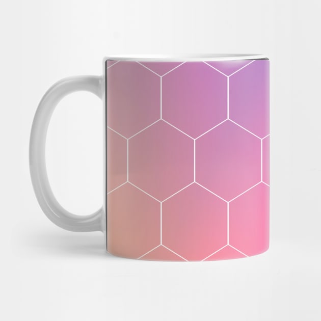 Cute rainbow colorful geometric pattern by Yarafantasyart